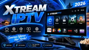 Xtream IPTV sunucu adresi kullanıcı adı ve şifreyle giriş rehberi görseli